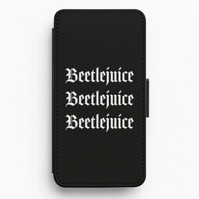 Beetle Halloween Flip / Wallet Phone Case Luxury Accent Soft Grip Layer