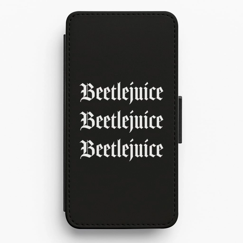 Beetle Halloween Flip / Wallet Phone Case Luxury Accent Soft Grip Layer