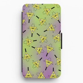 Daily Durability Bill Pattern Flip / Wallet Phone Case
