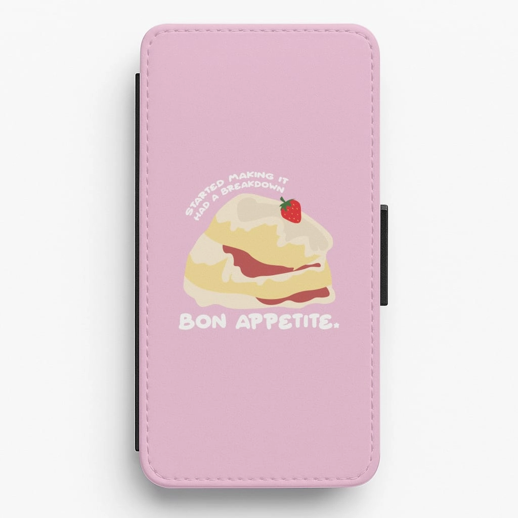 Bon Appetite - British Pop Culture Flip / Wallet Phone Case Protective Build