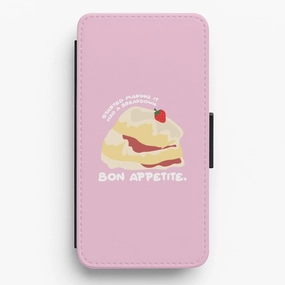 Bon Appetite - British Pop Culture Flip / Wallet Phone Case Protective Build