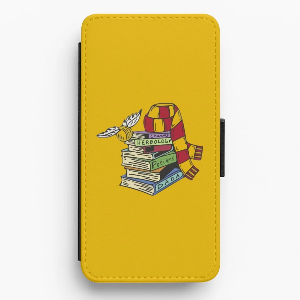 Book Stack Flip / Wallet Phone Case Soft Interior Trendy Look