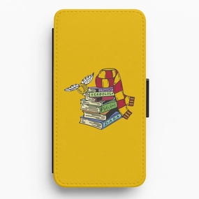 Book Stack Flip / Wallet Phone Case Soft Interior Trendy Look