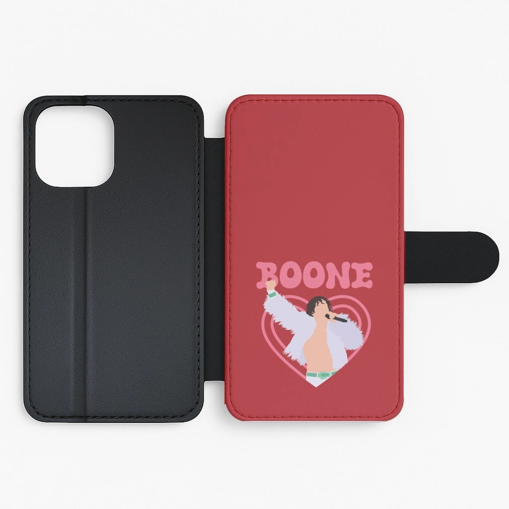 Boone Heart Flip / Wallet Phone Case Durable Surface