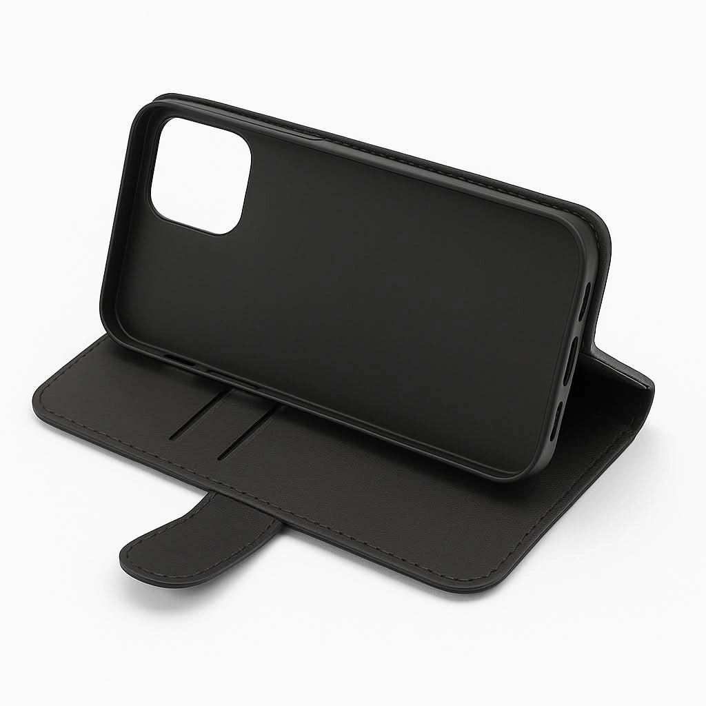 Matte Texture Surface Born To Cause Anarchy Flip / Wallet Phone Case