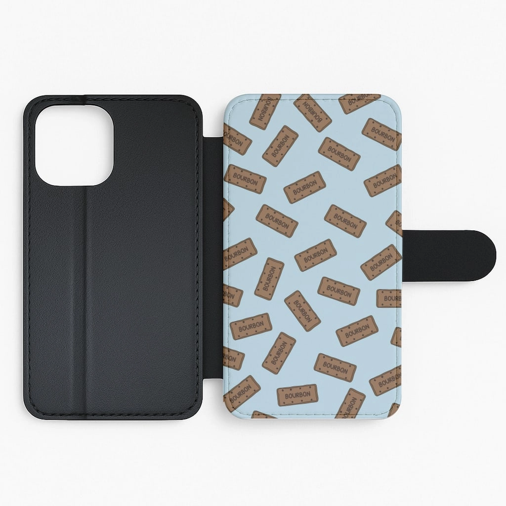 Rugged Protection Lightweight Shell Bourbons - Biscuits Patterns Flip / Wallet Phone Case