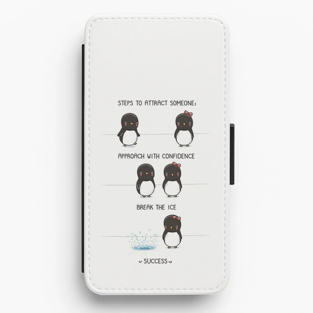 Break The Ice - Funny Pun Flip Wallet Phone Case Matte Surface