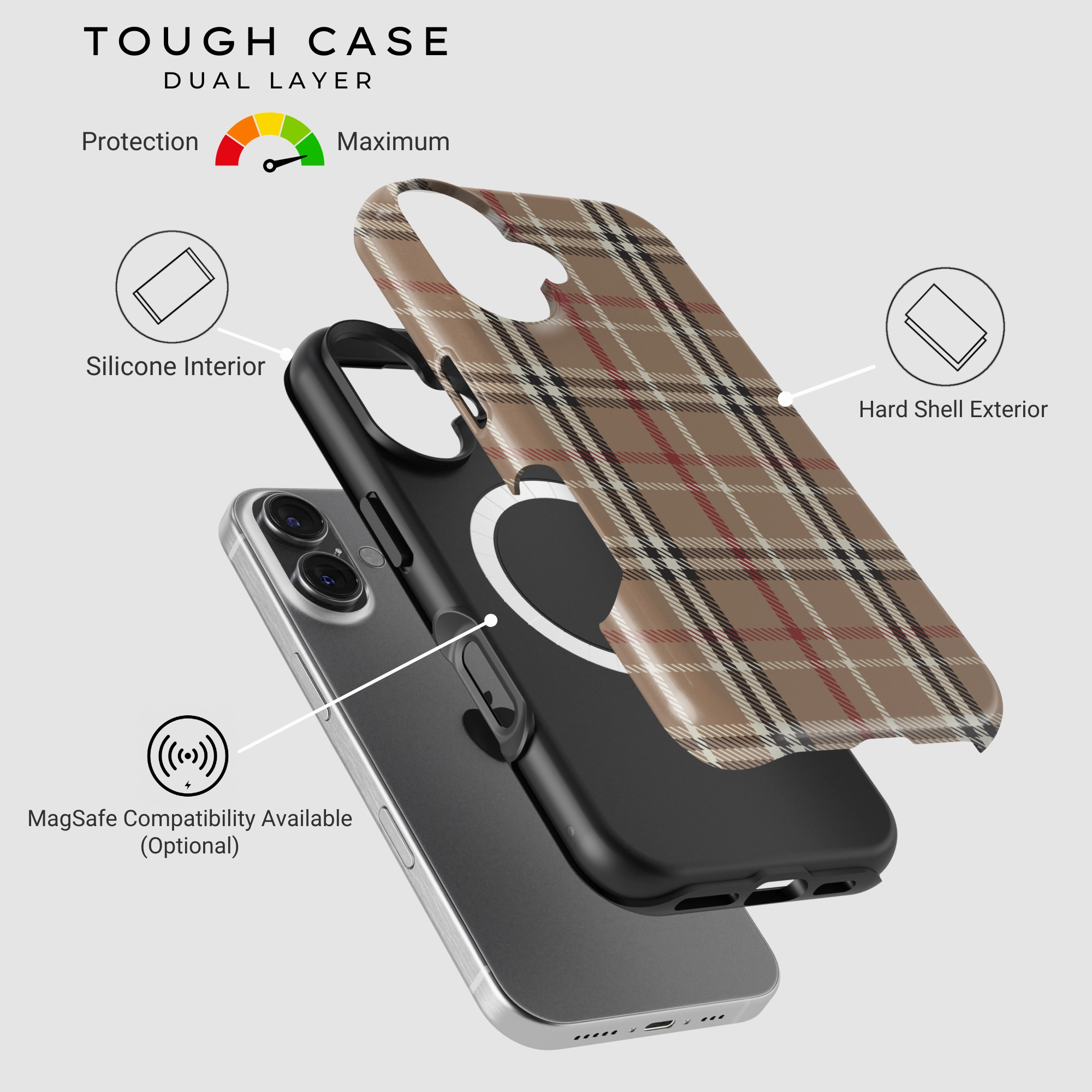 Business Casual Anti glare Stylish Cover