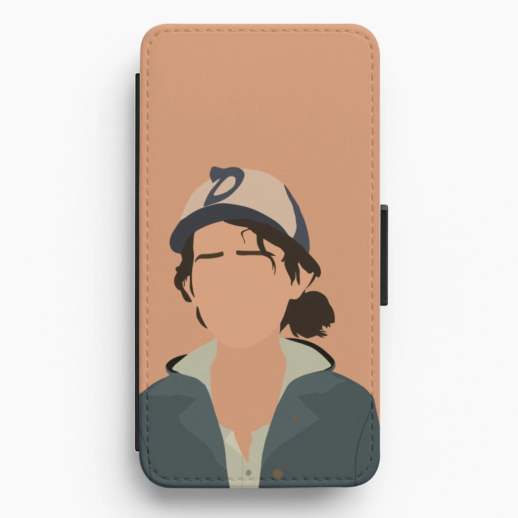 Comfort Grip Clementine - TWD Flip / Wallet Phone Case