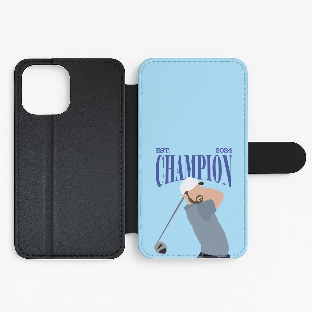 Gradient Design Schauffele Champion 2024 Flip / Wallet Phone Case