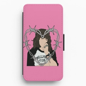 Eddie Heart Flip / Wallet Phone Case Stylish Detailing Trendy Texture Finish