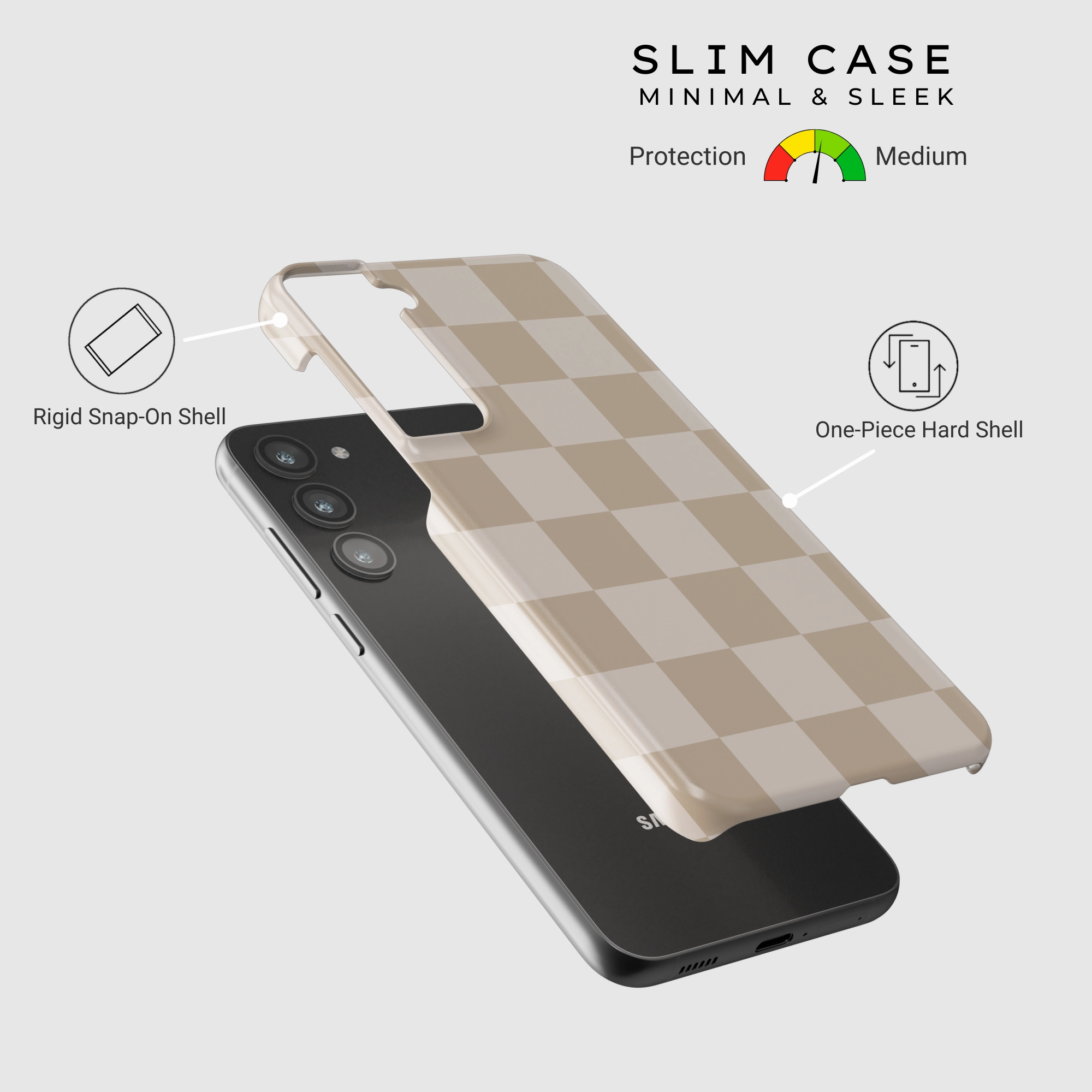 Gloss Finish Texture Matte Touch Caramel Chic