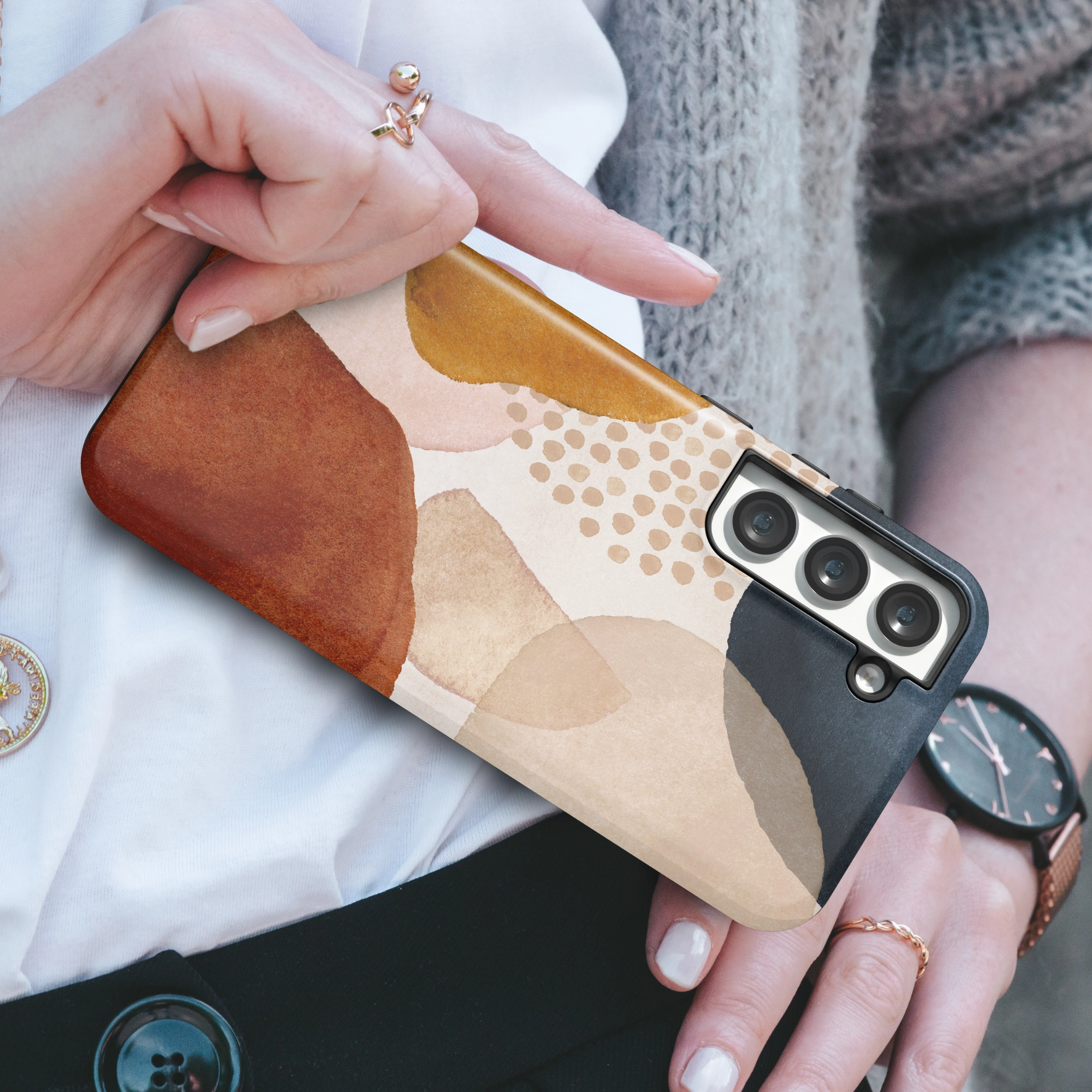 Sunset Ripple Creative Style Casual Design