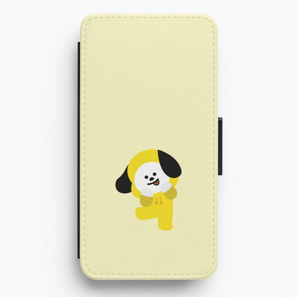 Chimmy - K Pop Flip / Wallet Phone Case Modern Texture Build Shock Guard