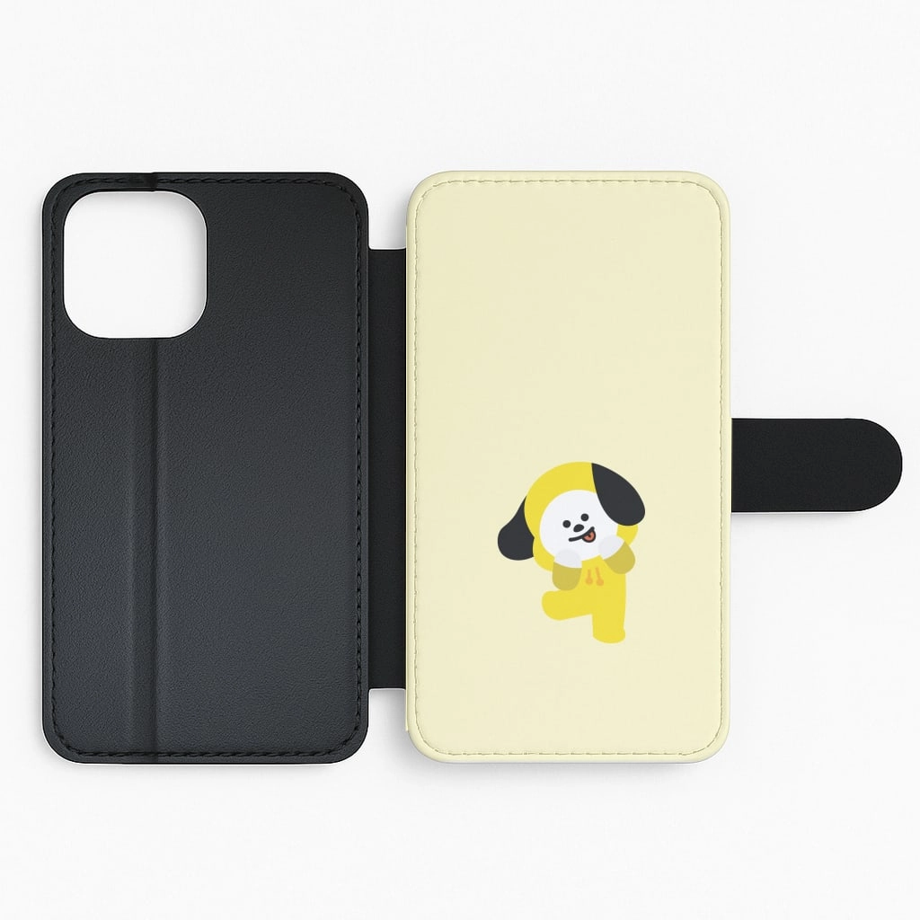 Elegant Layer Texture Chimmy - K Pop Flip / Wallet Phone Case
