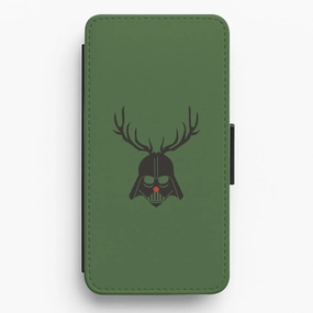 Christmas Darth Vader Flip / Wallet Phone Case Matte Layer