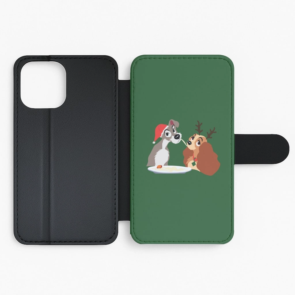 Christmas Lady Flip / Wallet Phone Case Modern Edge