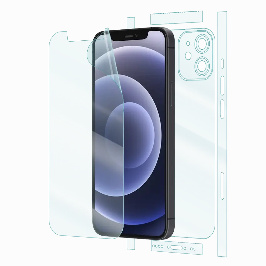 Screen Defense Max Total Screen Coverage iPhone 12 Screen Protector