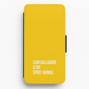 Liam Is My Spirit Animal Flip / Wallet Phone Case Soft Design Matte Build