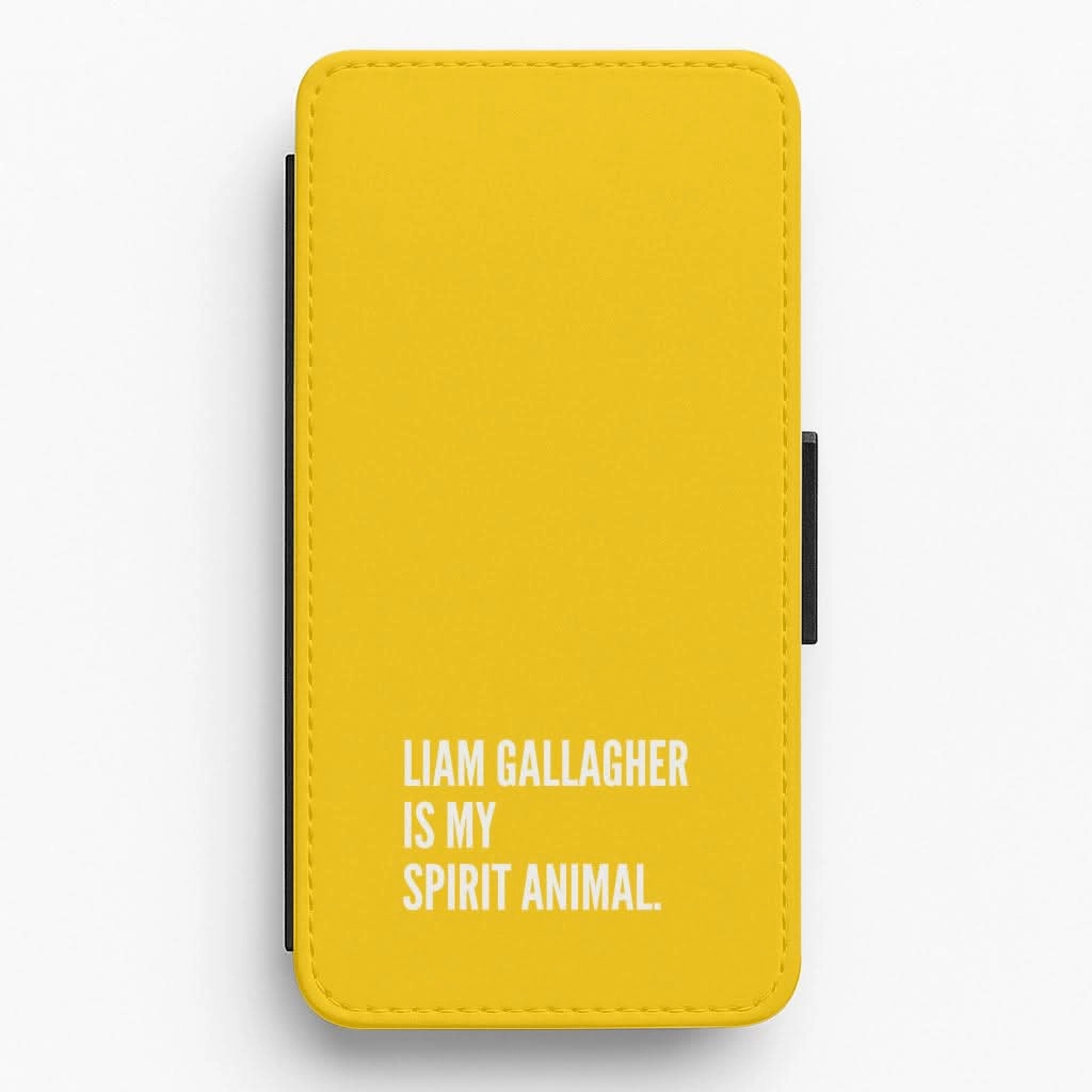 Liam Is My Spirit Animal Flip / Wallet Phone Case Soft Design Matte Build