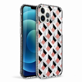 ZIZO DIVINE Series iPhone 12 / iPhone 12 Pro Case - Geo Trendy Finish Modern Accessory