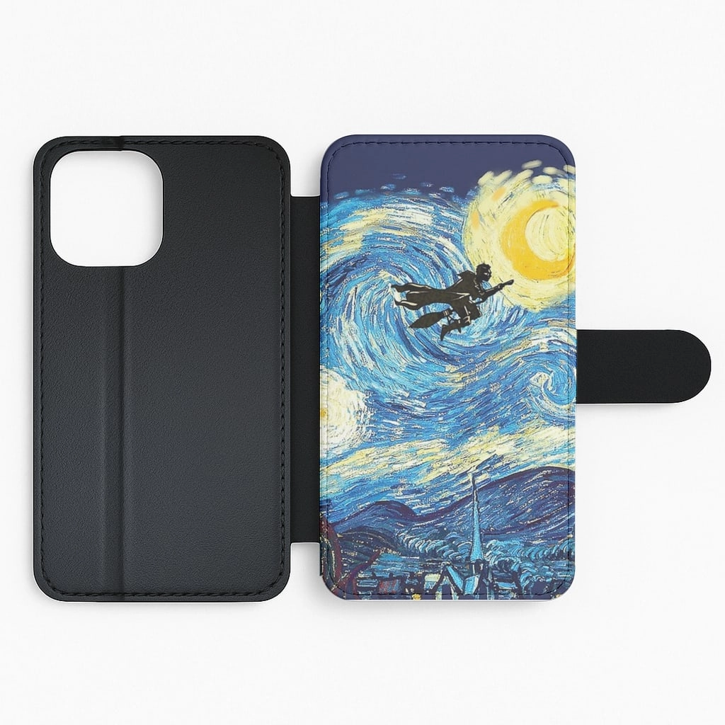 Elegant Design Layer Starry Potter Flip / Wallet Phone Case