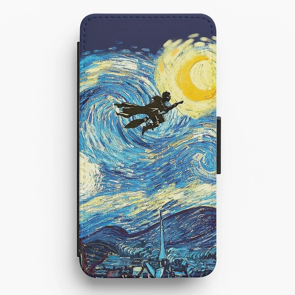 Starry Potter Flip / Wallet Phone Case Durable Edge Finish Comfort Shape