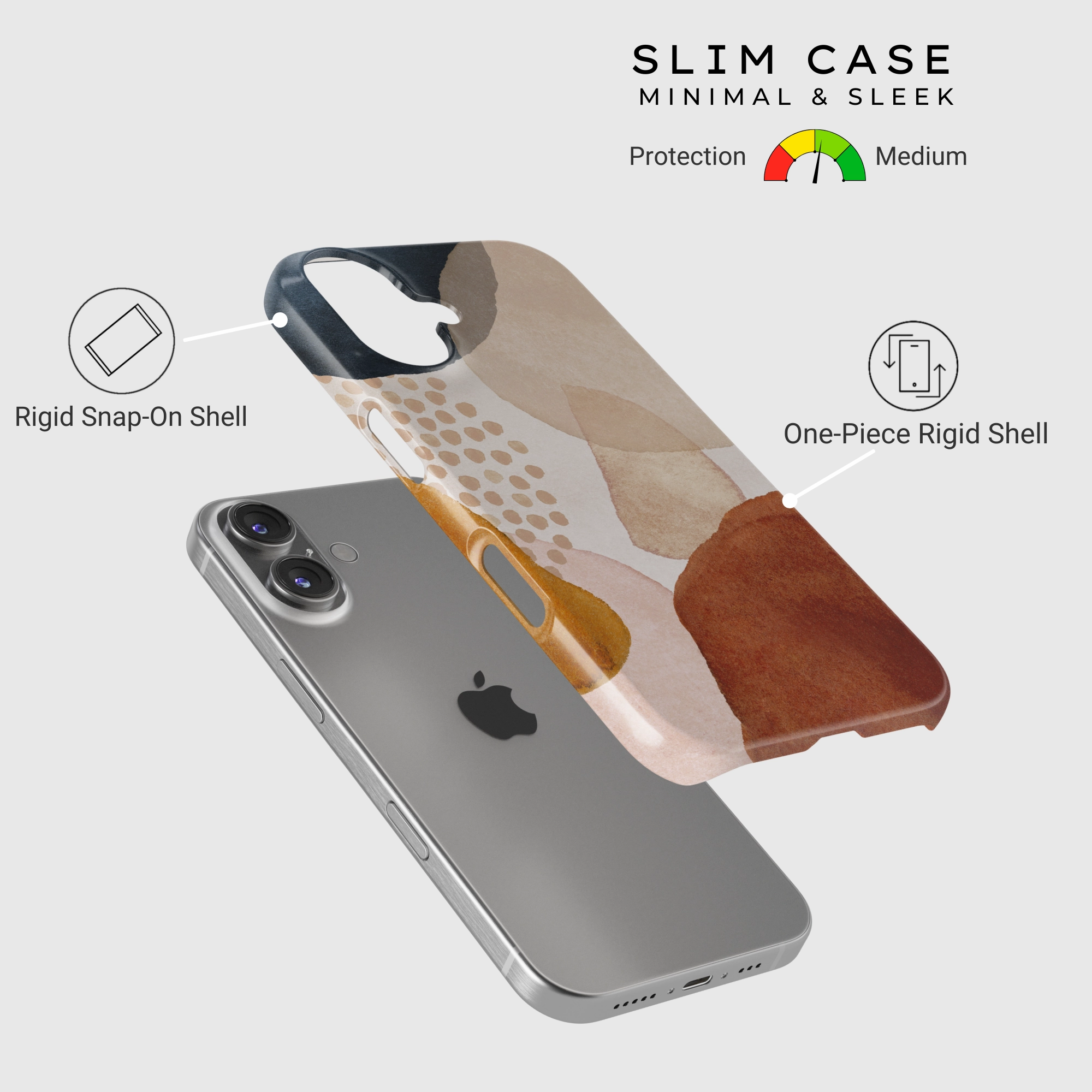 Clay Cascade Recyclable Material Clear Texture