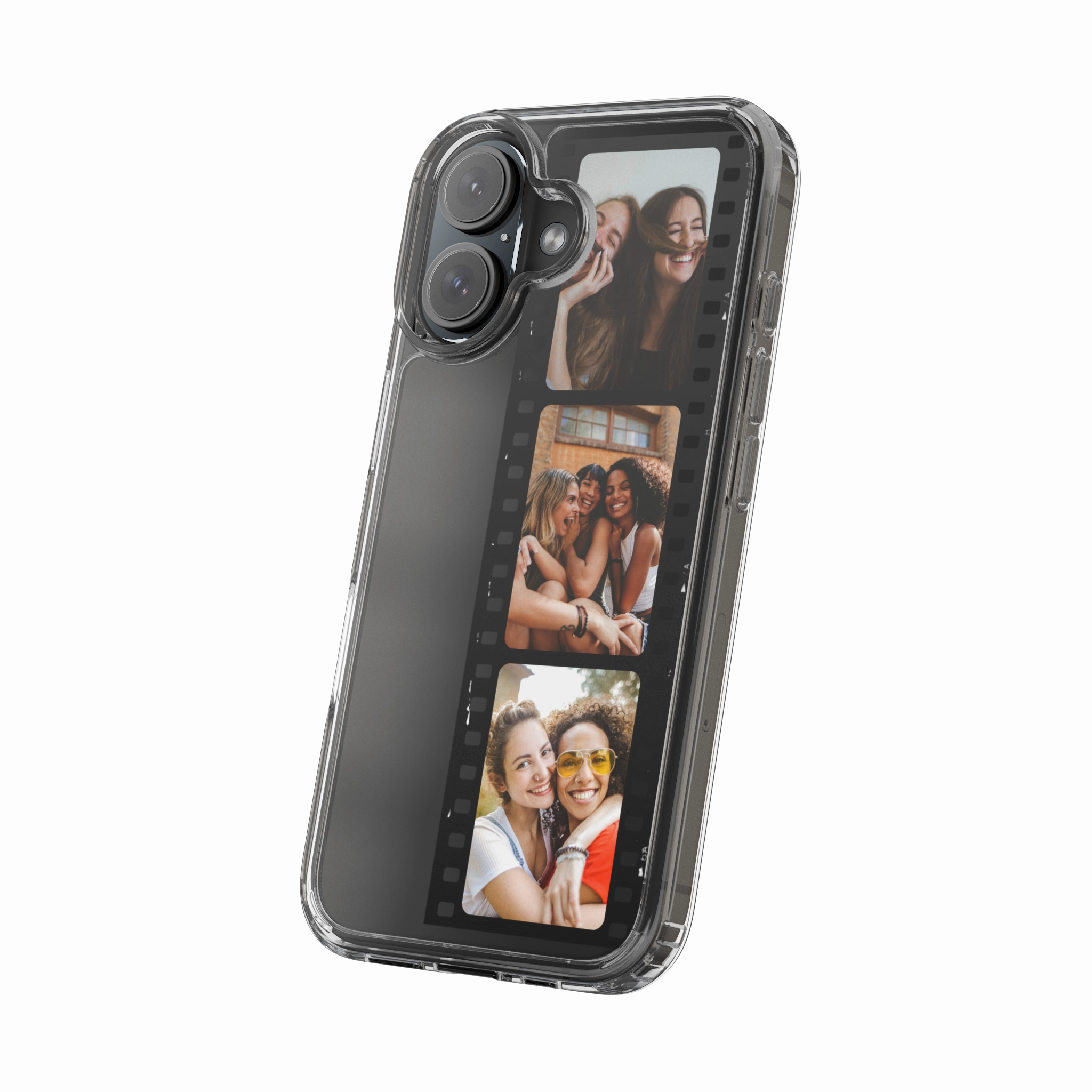 Clear Collage Case Stylish Form Flexible Protection