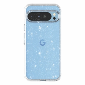 Shock Absorber Clear Glitter Pixel 9 Pro Case