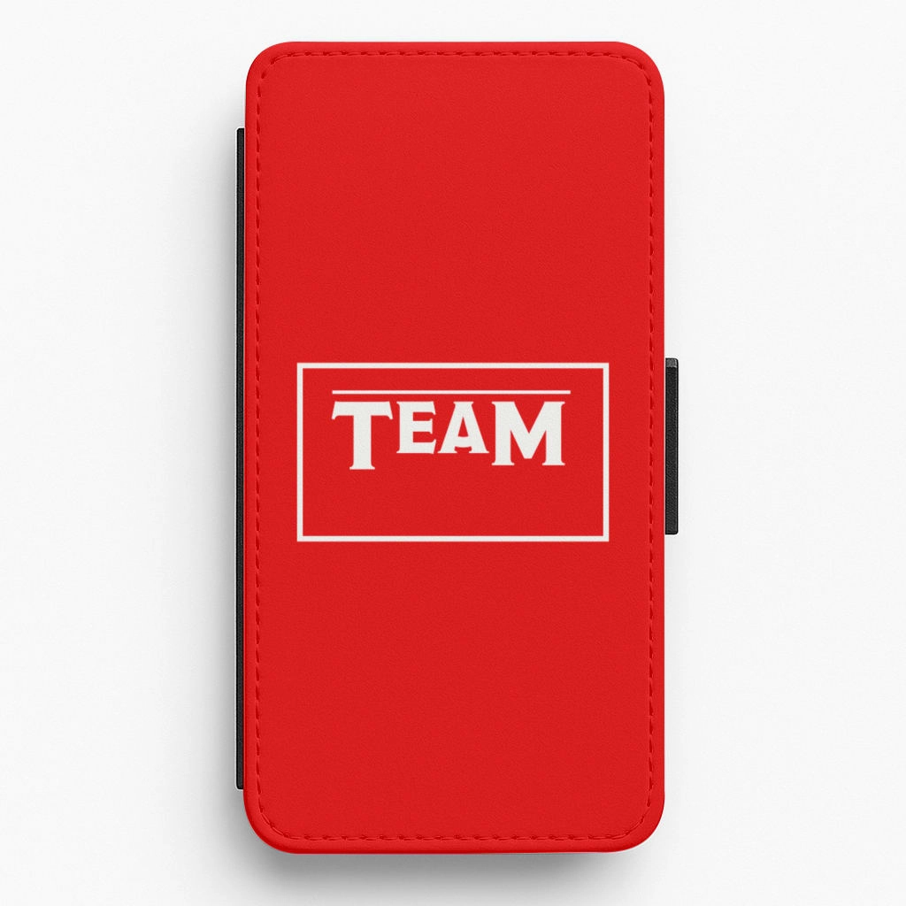 Team - Stranger Things Personalised Flip / Wallet Phone Case Polished Edge