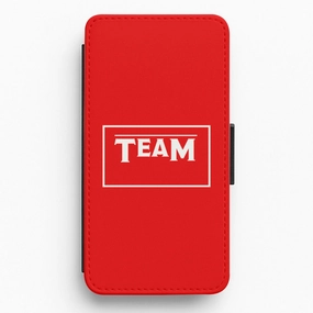 Team - Stranger Things Personalised Flip / Wallet Phone Case Polished Edge