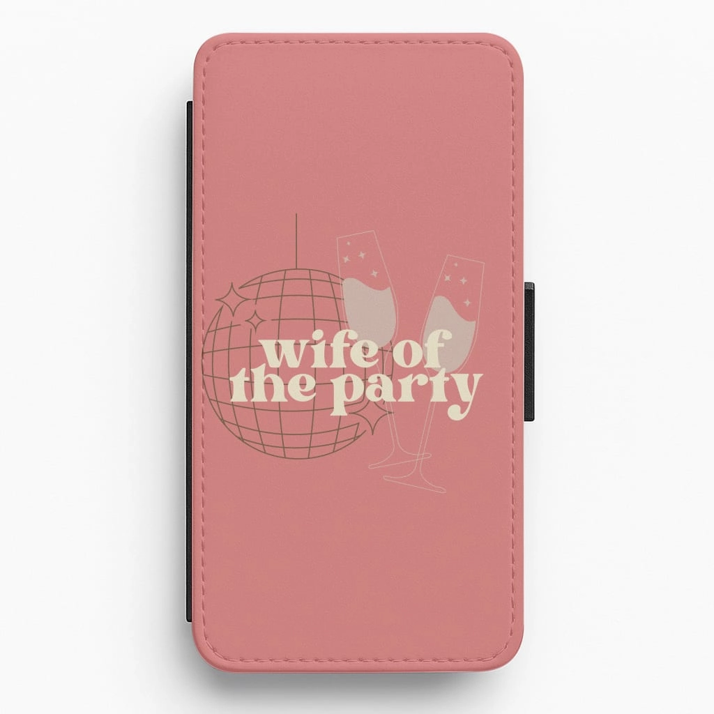 Handheld device Dual Layer Wife Of The Party - Bridal Flip / Wallet Phone Case