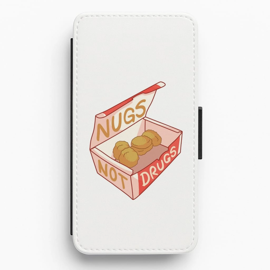 Nugs not Drugs Tumblr Style Flip / Wallet Phone Case Compact Texture Layer