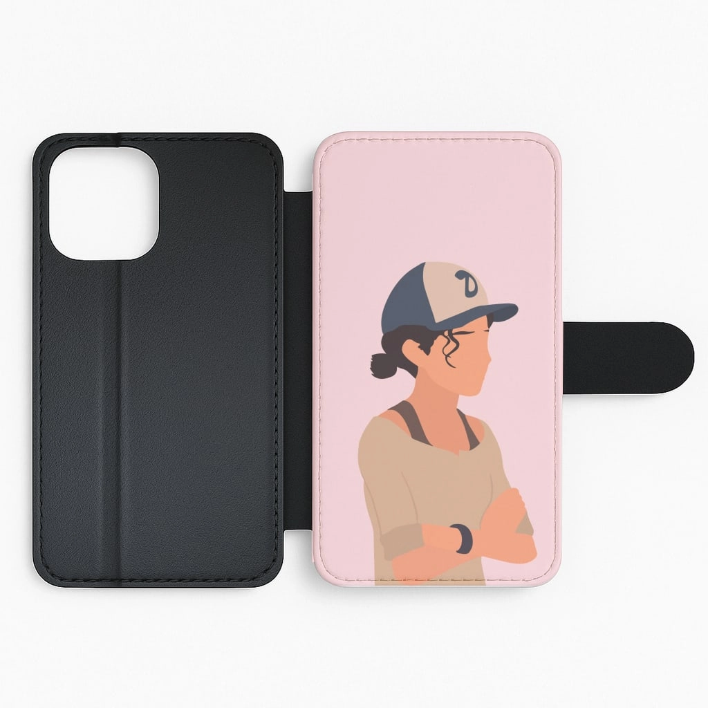 Practical Design Durable Surface Clementine Faceless - TWD Flip / Wallet Phone Case