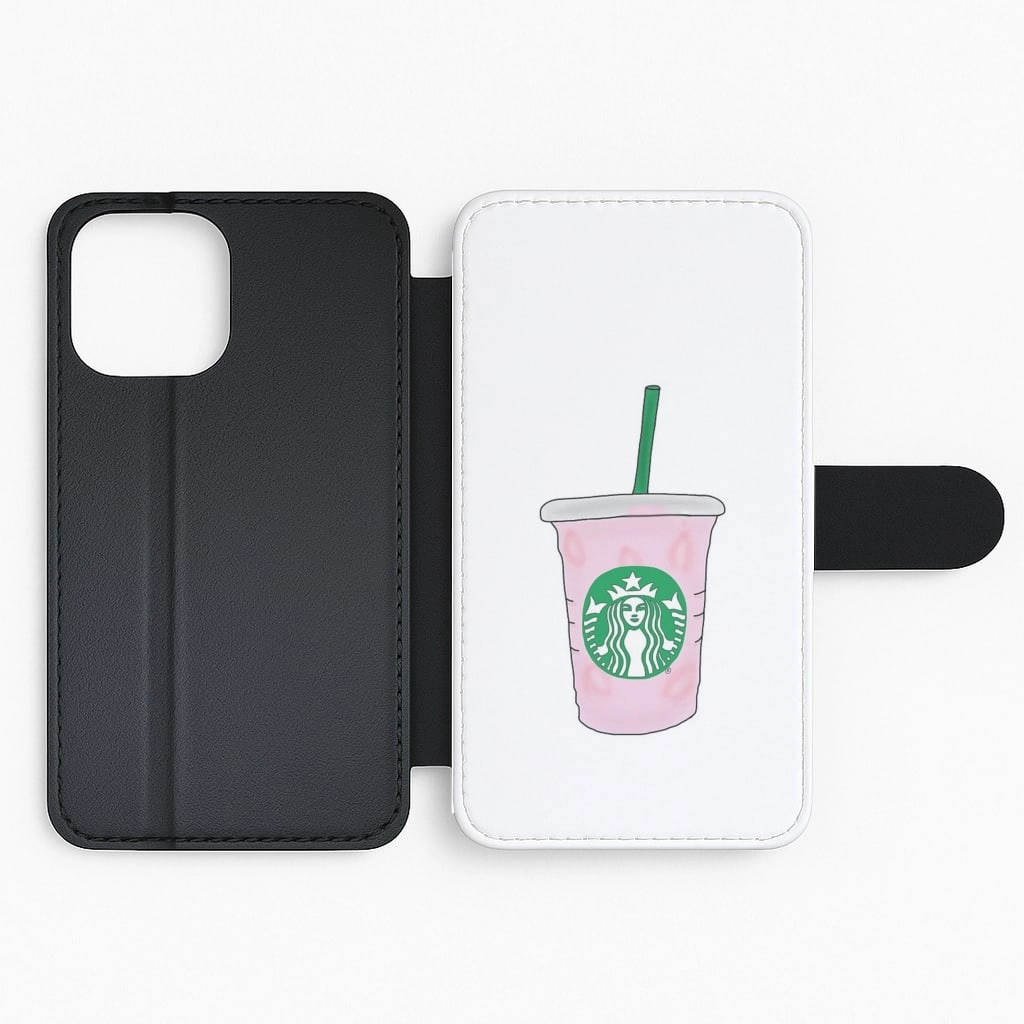 Protective Corners Coffee Pinkity Drinkity - James Charles Flip / Wallet Phone Case
