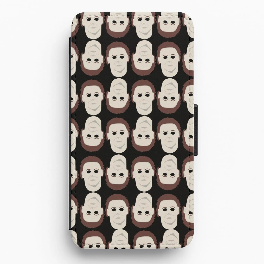 Fashion Design Collage - Michael Myers Flip / Wallet Phone Case