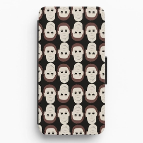 Fashion Design Collage - Michael Myers Flip / Wallet Phone Case