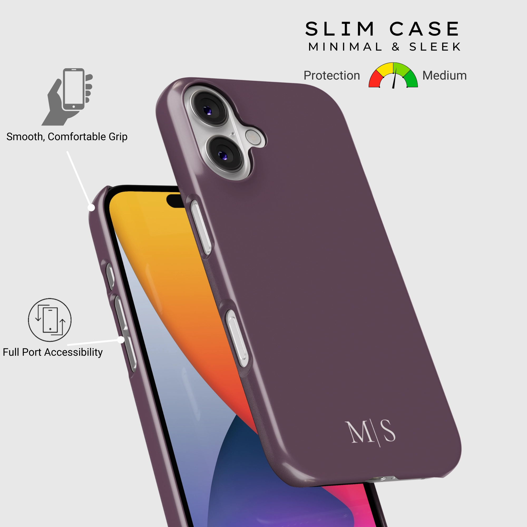 Perfect Fit Comfort Build Layer Color Pop Initials