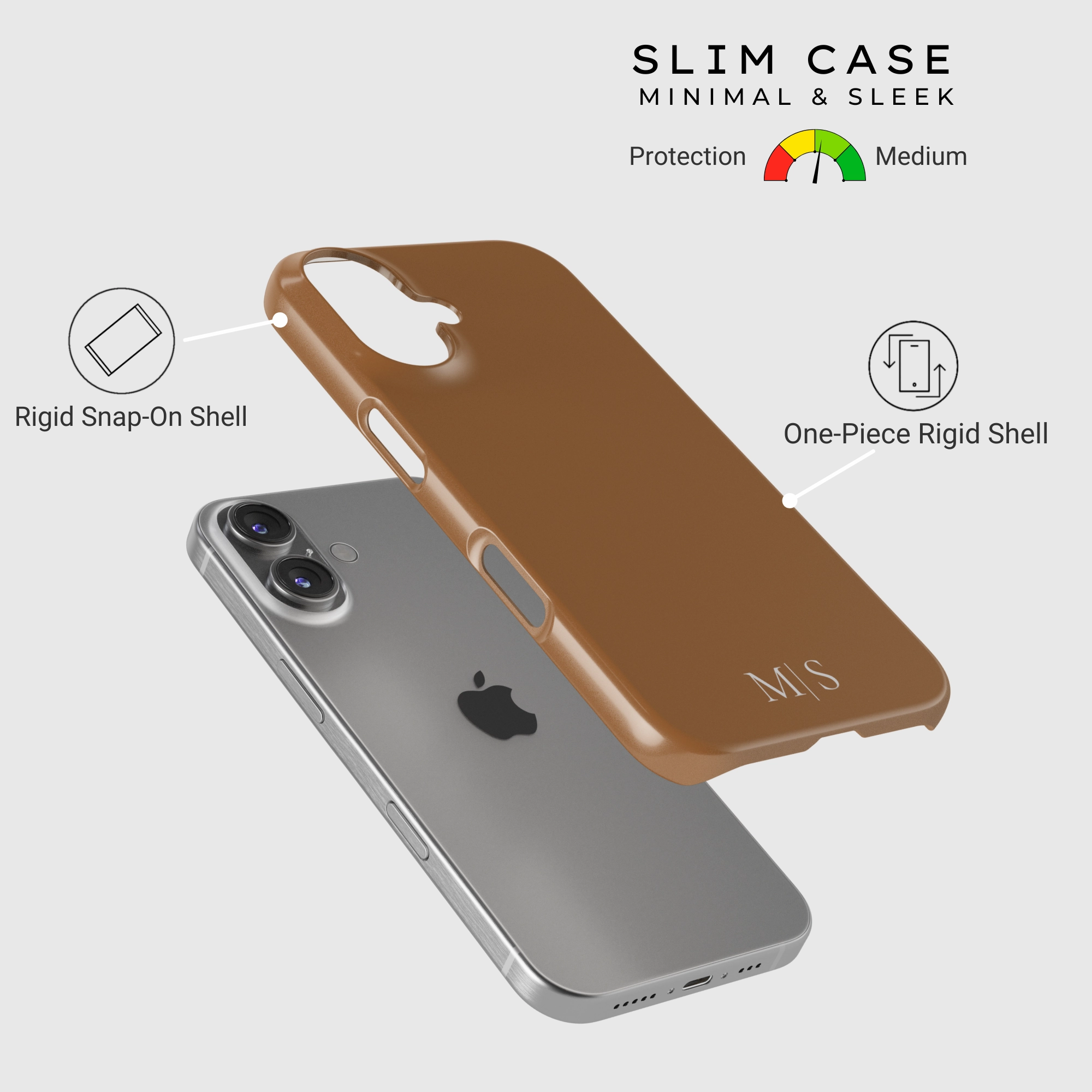 Color Pop Initials soft look Minimal Feature