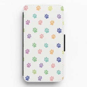 Smooth Form Texture Coloured patterns - Dog Patterns Flip / Wallet Phone Case
