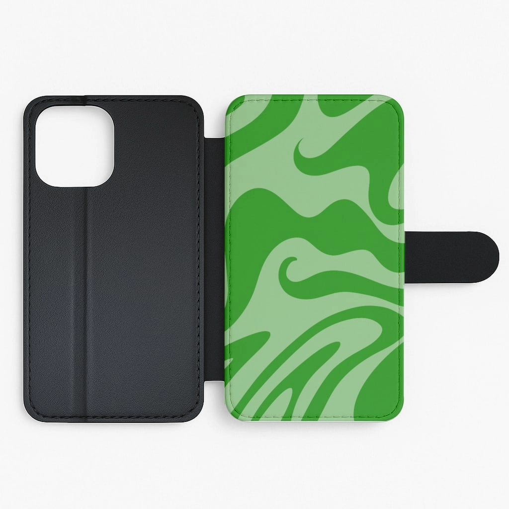 Colourful Abstract Pattern II Flip / Wallet Phone Case Elegant Touch