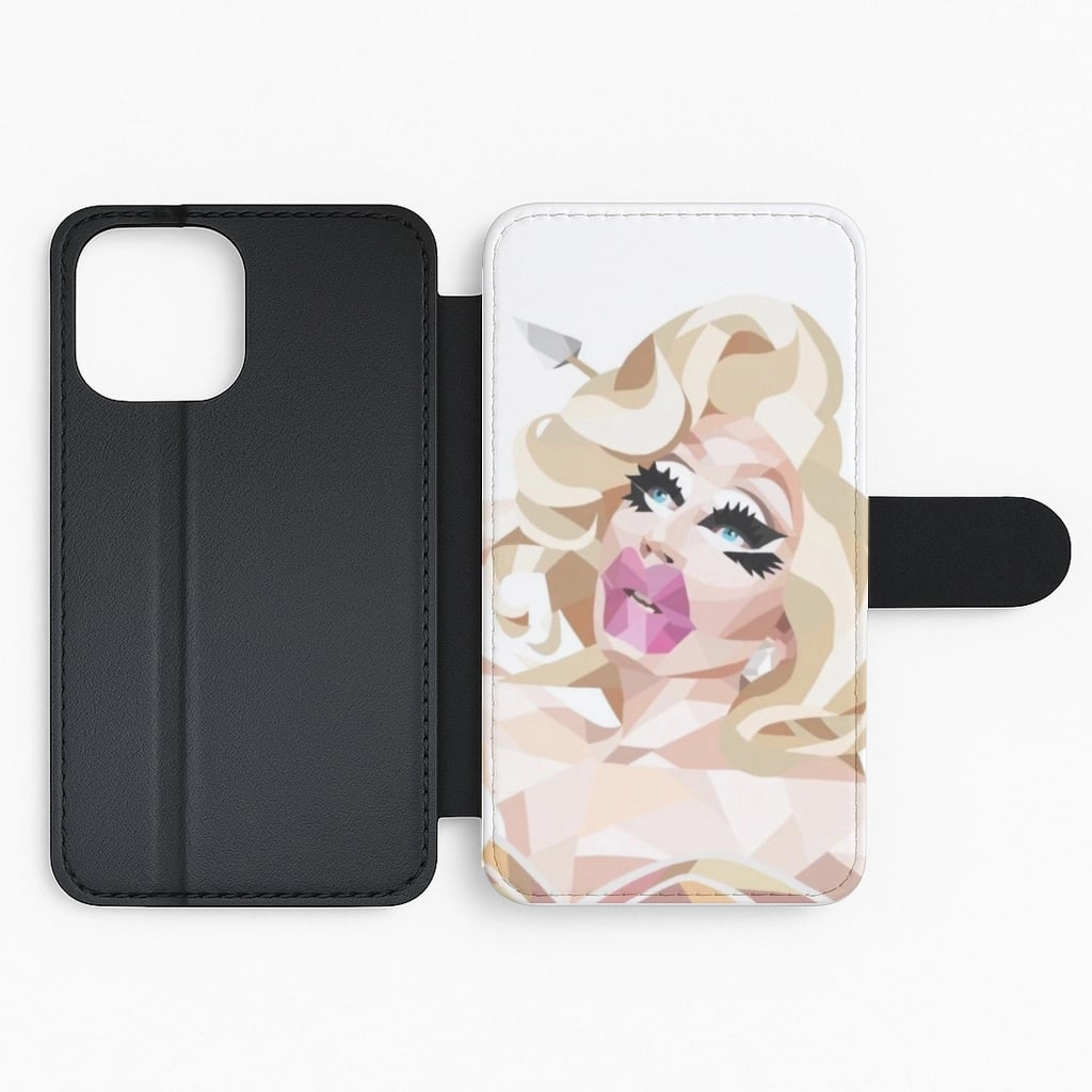 Full Coverage Trixie Mattel Abstract - RuPaul's Drag Race Flip Wallet Phone Case