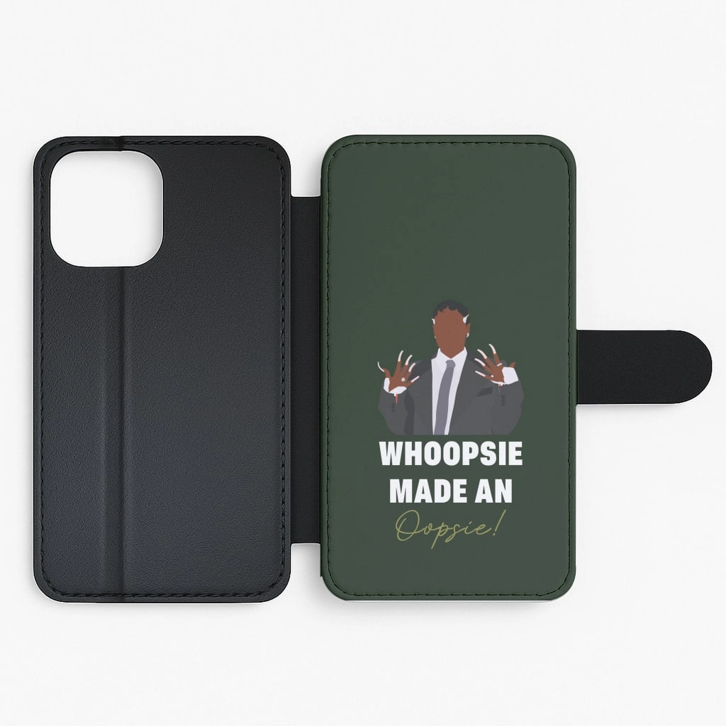Whoopsie Made An Oopsie Flip / Wallet Phone Case Shock Absorber Hybrid Grip