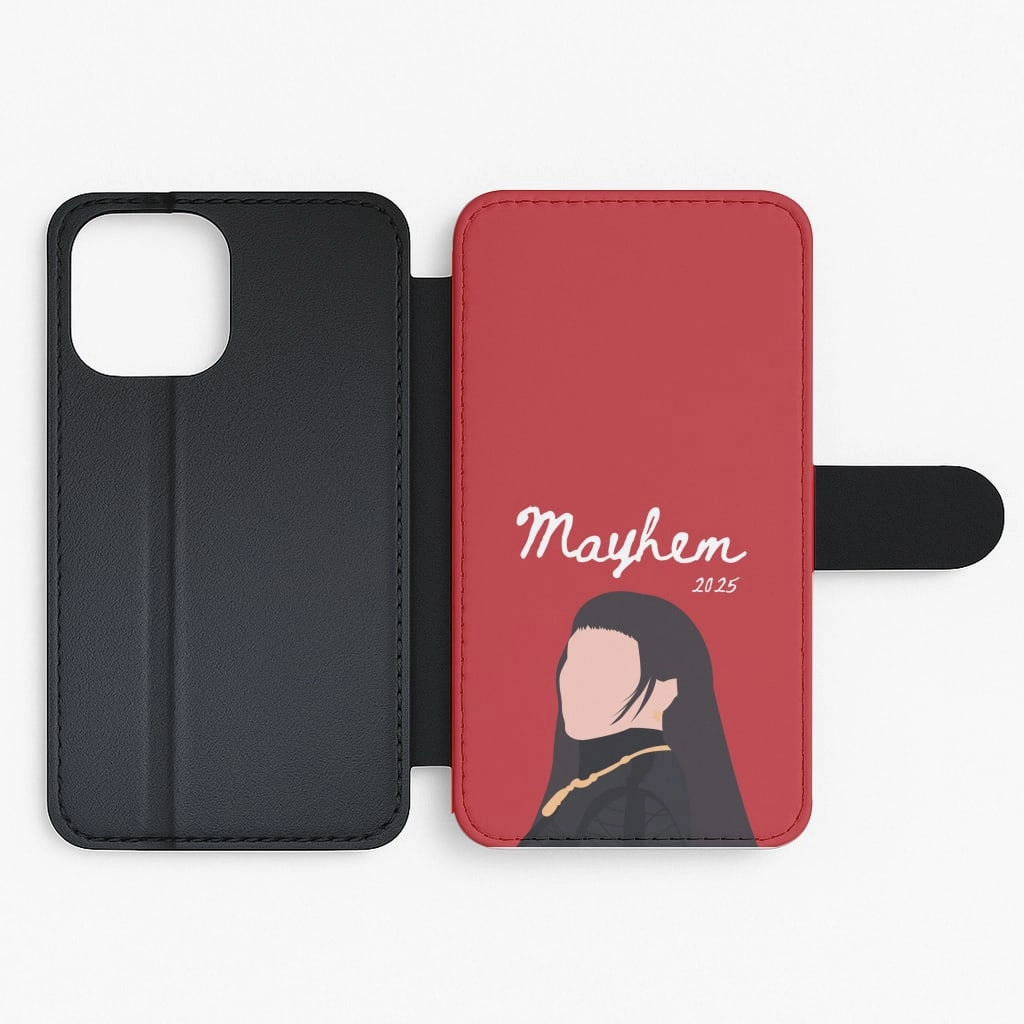 Mayhem 2025 Gaga Flip / Wallet Phone Case Minimal Aesthetic Touch Soft Interior