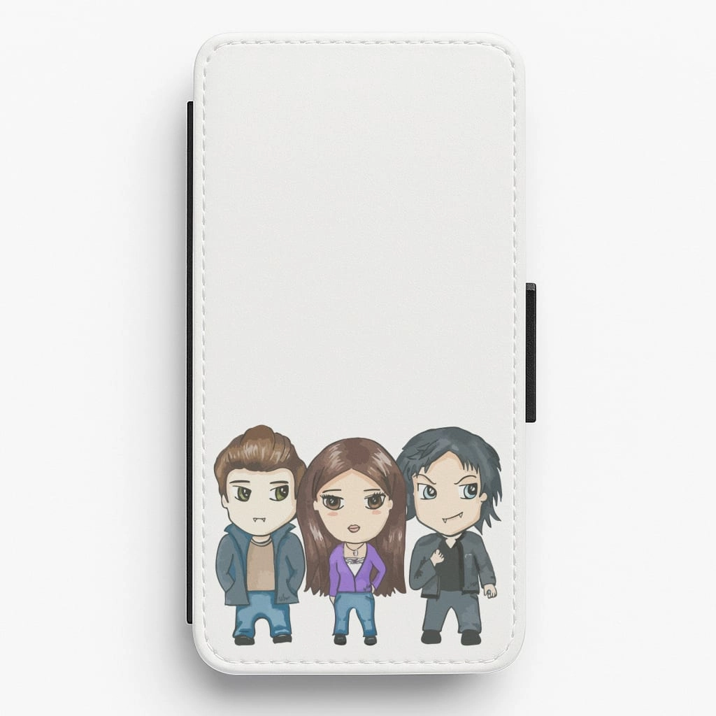 VPD Cartoon Flip / Wallet Phone Case Slim Fit Design Vivid Design Texture