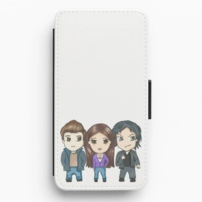 VPD Cartoon Flip / Wallet Phone Case Slim Fit Design Vivid Design Texture