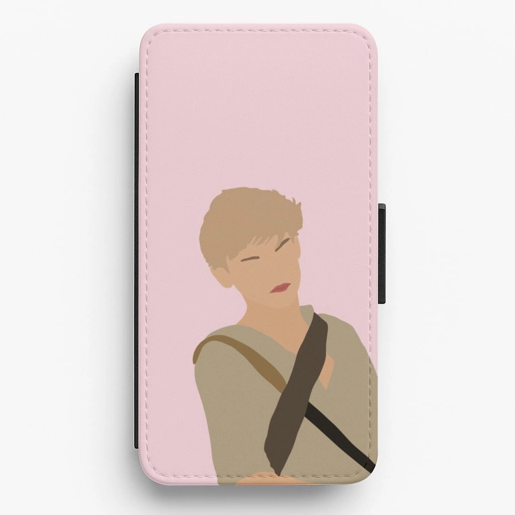 Newt Cartoon - Maze Runner Flip / Wallet Phone Case Comfort Padding Everyday Fit