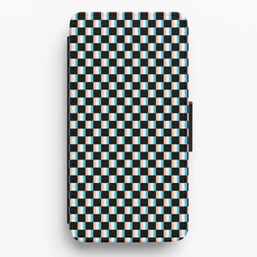 Everyday Protection 3D Squares - Trippy Patterns Flip / Wallet Phone Case