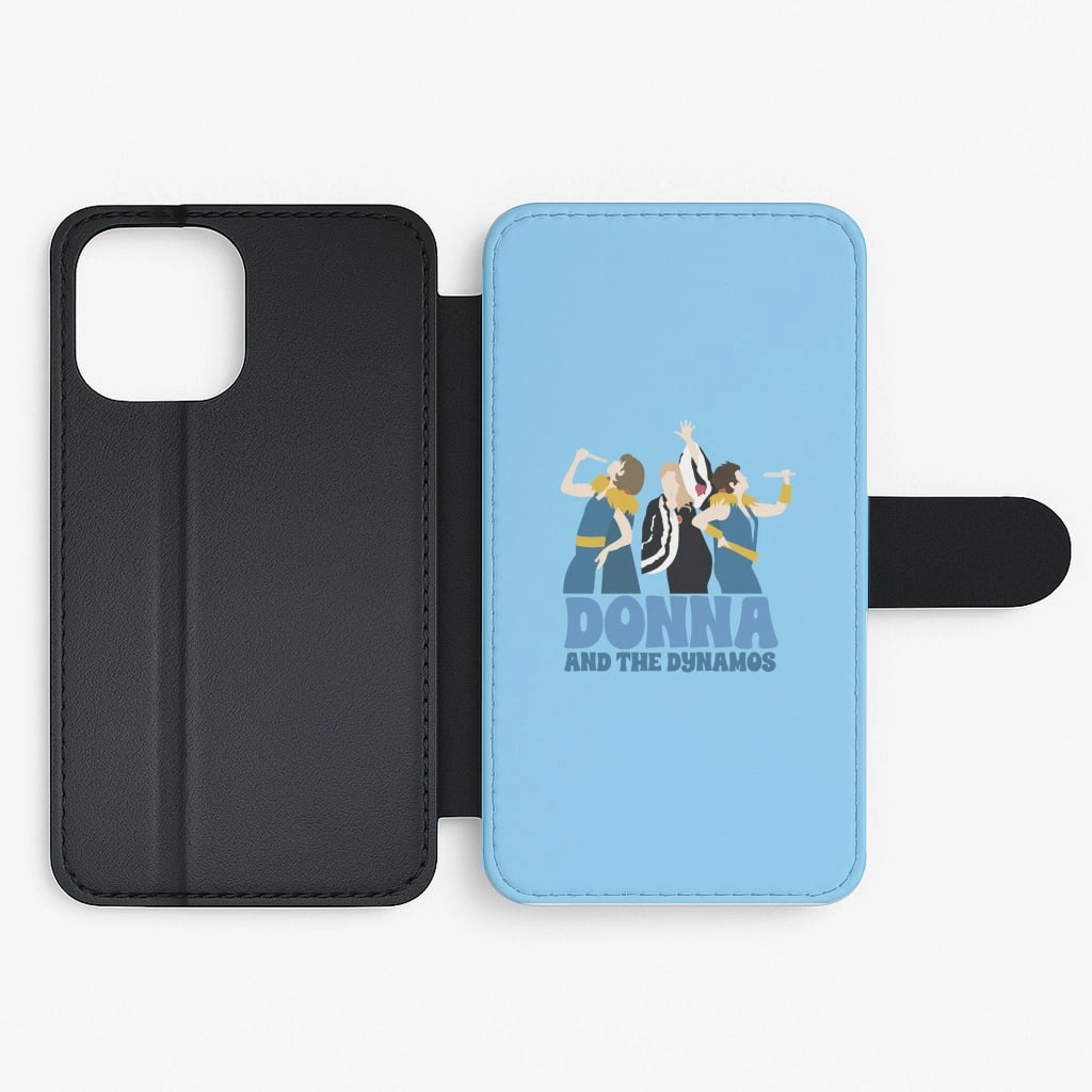 Durable Build Compact Grip Donna And The Dynamos Flip / Wallet Phone Case